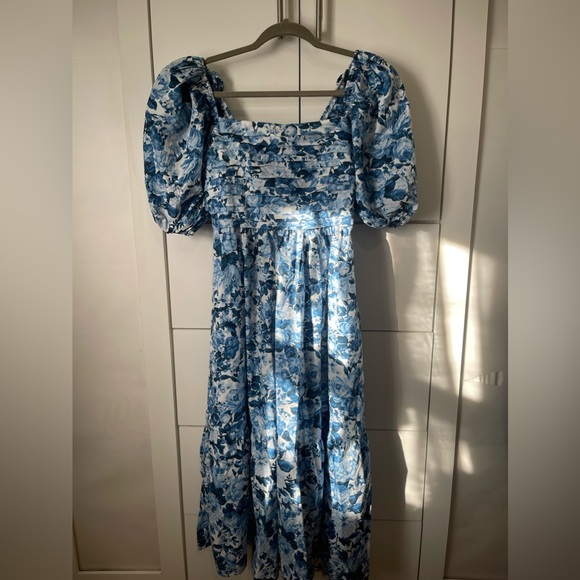 Abercrombie Emerson dress blue foral - Picture 2 of 4